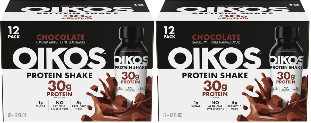 Oikos Protein Shake, Salted Caramel, 30g Protein, 12 fl oz, 12 Count