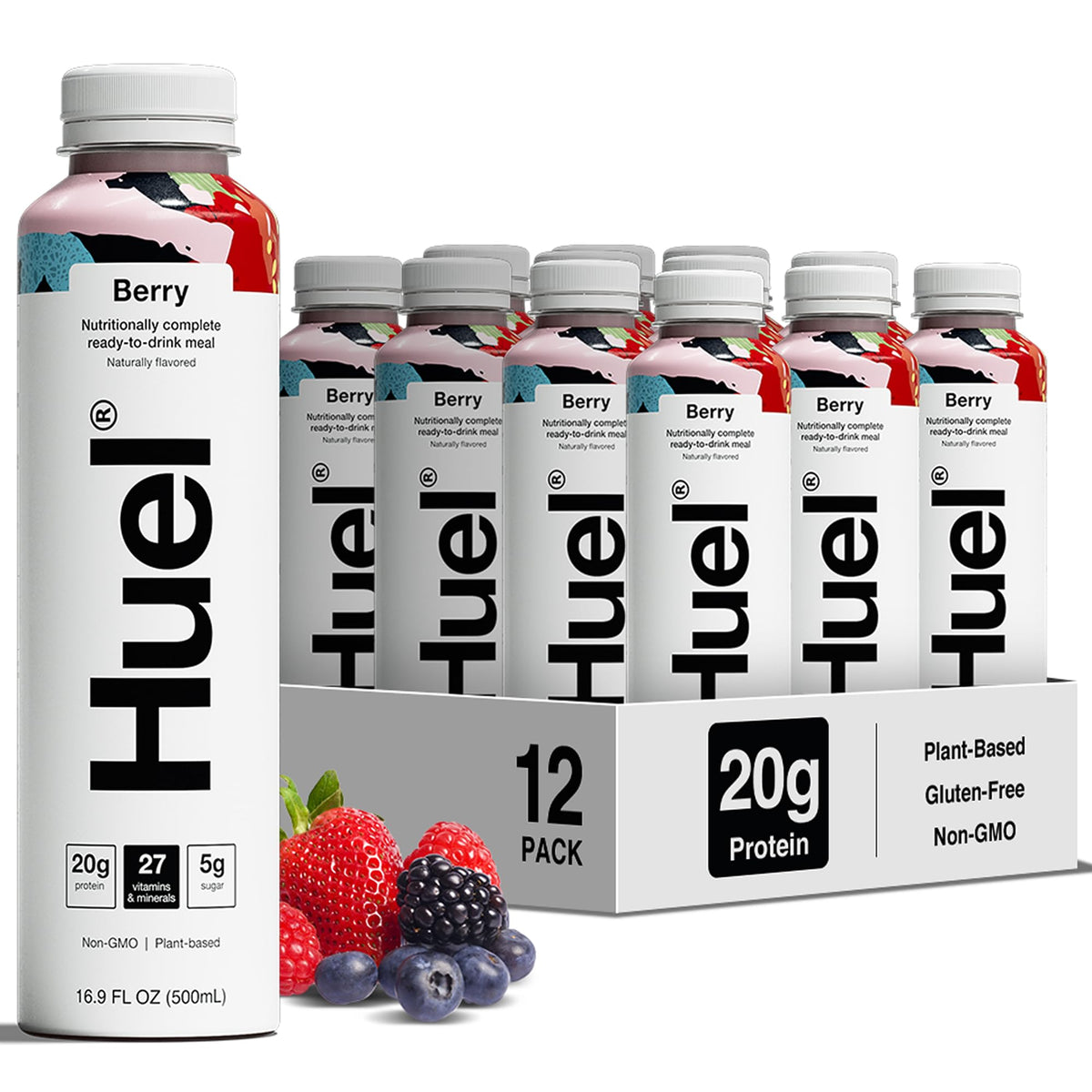 Huel Black Edition Ready-to-Drink | Meal Replacement Protein Shake | Vegan
