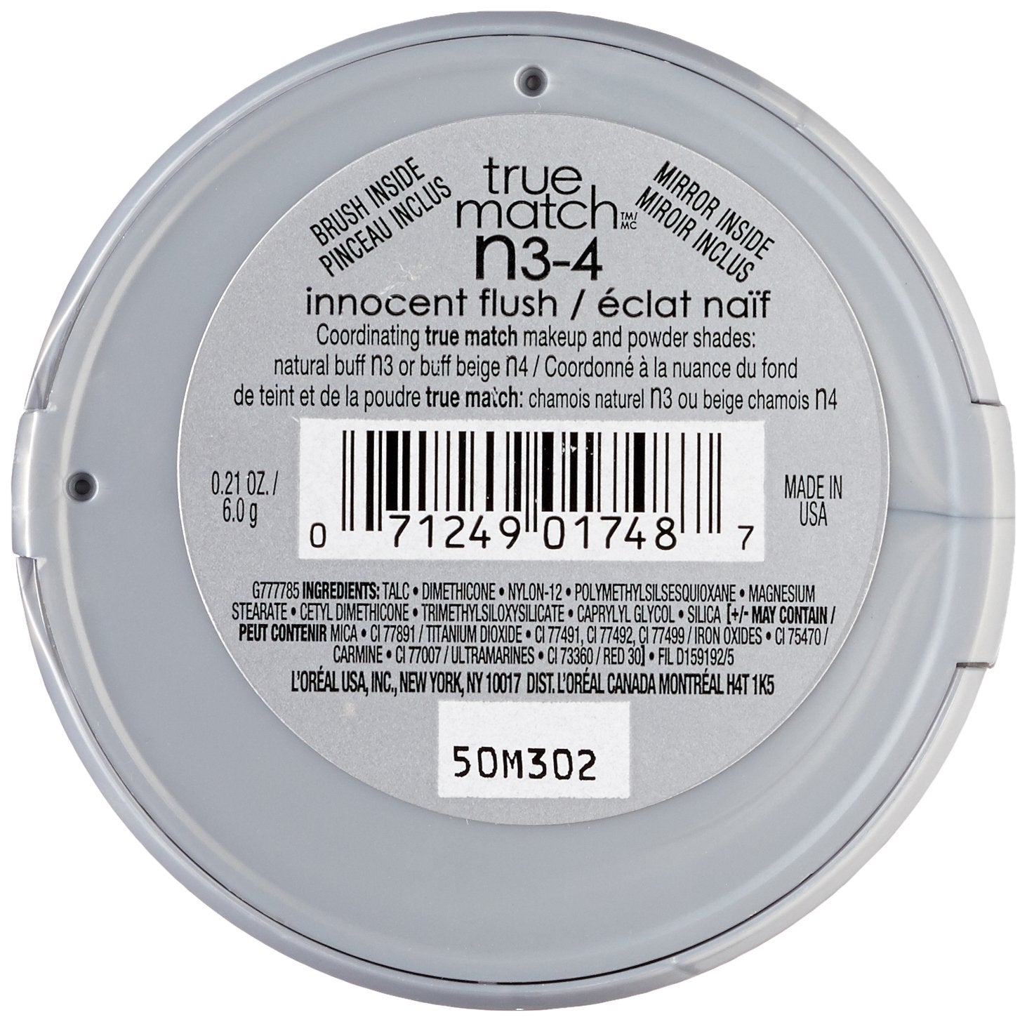 L'Oreal Paris True Match Super-Blendable Powder Blush, Bare Honey, 0.21 Oz (Packaging May Vary)
