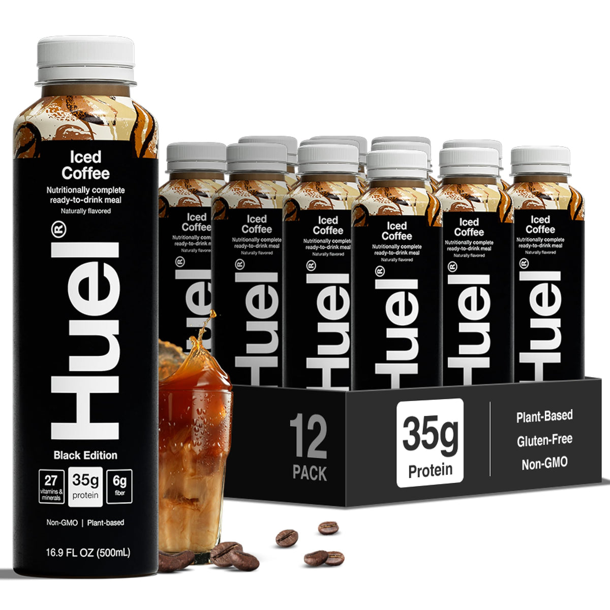 Huel Black Edition Ready-to-Drink | Meal Replacement Protein Shake | Vegan